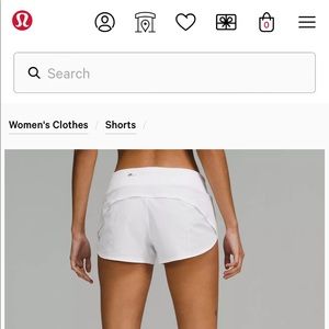 Lululemon running shorts